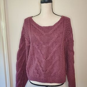 Free People Sweater Size M Mauve